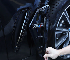 Накладки на крылья-жабры BMW X5 G05 / X5M F95 черные