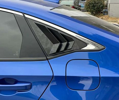 Накладки (зябра) на вікна задніх дверей Honda Civic 11 (2022-...)