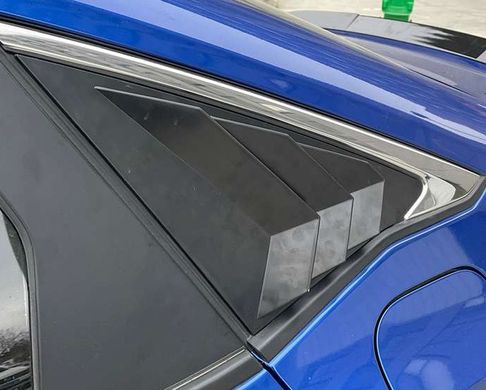 Накладки (жабры) на окна задних дверей Honda Civic 11 (2022-...)