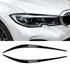 Вії на BMW 3 G20 G28 чорний глянець ABS-пластик