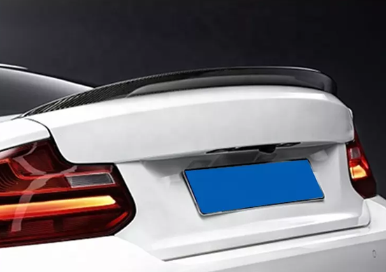 Cпойлер на BMW 2 серии F22 стиль Performance черный глянцевый ABS-пластик