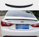 Спойлер багажника Hyundai Sonata YF черный глянцевый ABS-пластик (10-14 г.в.)