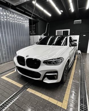 Накладки на фари, вії BMW X3 G01 X4 G02 чорний глянець АБС