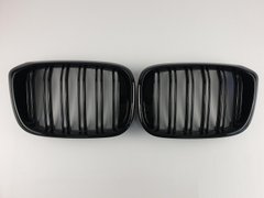 Решетка радиатора BMW X3 G01 / X4 G02 стиль М черная глянцевая