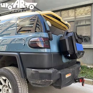 Cпойлер багажника Toyota FJ Cruiser черный глянцевый ABS-пластик (07-21 г.в.)