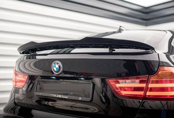 Спойлер BMW 3 F34 стиль М4 черный глянцевый (ABS-пластик)