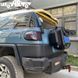 Cпойлер багажника Toyota FJ Cruiser черный глянцевый ABS-пластик (07-21 г.в.)