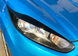 Накладки на фари, вії Ford Fiesta MK6 чорні глянсові ABS-пластик (13-17 р.в.)