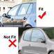 Накладки (зябра) на вікна задніх дверей Volkswagen Golf MK5