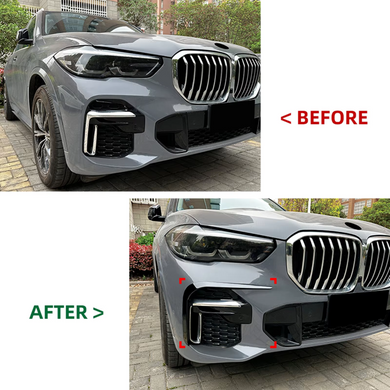 Накладки переднього бампера BMW X5 G05 M Sport (19-22 р.в.)