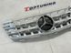Решітка радіатора MERCEDES W164 срібна з хром смужками (05-08 р.в.)