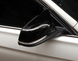 Накладки зеркал BMW F10 / F11 / F18, черный глянец (14-16 г.в.)