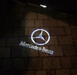 Підсвічування дверей з логотипом Mercedes Benz