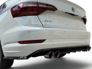 Накладка заднього бампера Volkswagen Jetta 7, ABS-пластик