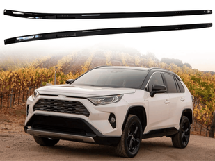 Рейлинги на крышу Toyota RAV4 (2019-2023) черные