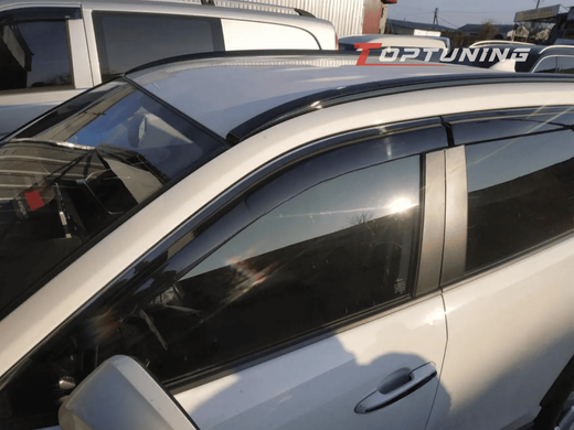 Рейлинги на крышу Toyota RAV4 (2019-2023) черные