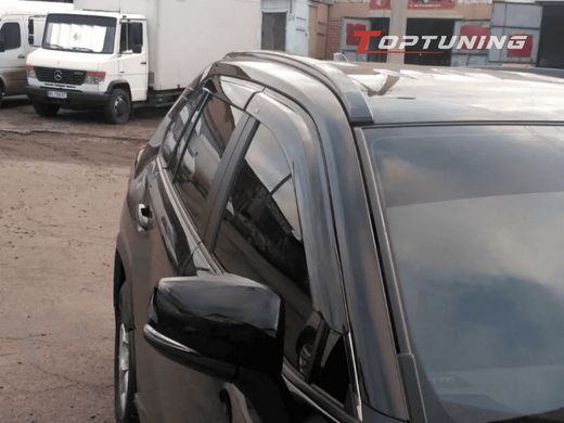 Рейлинги на крышу Toyota RAV4 (2019-2023) черные