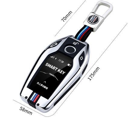 Чехол протектор на ключ BMW G11 G12 G30 G31 X3 G01 X4 G02 X5 G05 X7 G07 хром