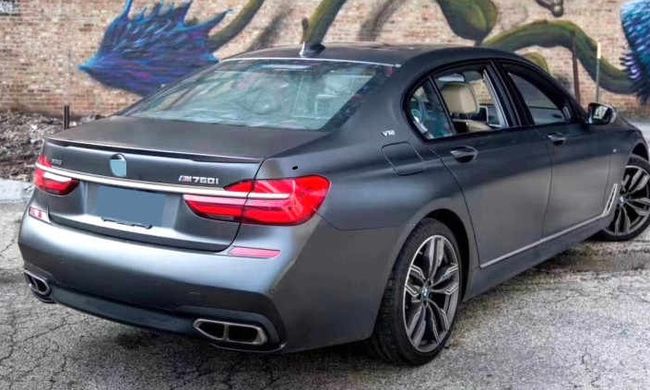 Спойлер BMW 7 series G11 Performance черный глянцевый ABS-пластик (15-21 г.в.)