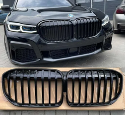 Решетка радиатора (ноздри) BMW 7 G11 / G12 стиль S (2019-...)