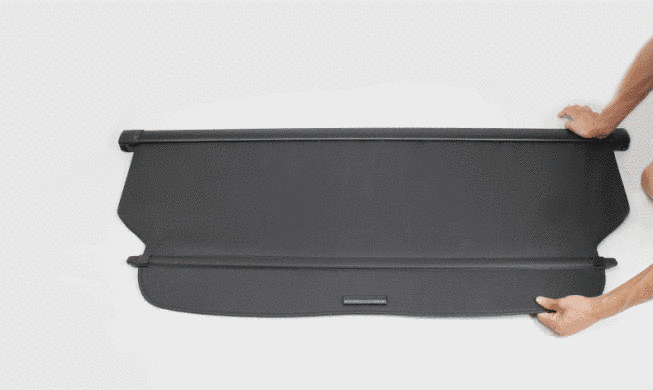 Задняя накладка (шторка, полка) багажника Hyundai Santa Fe 5-местный (13-15 г.в.)