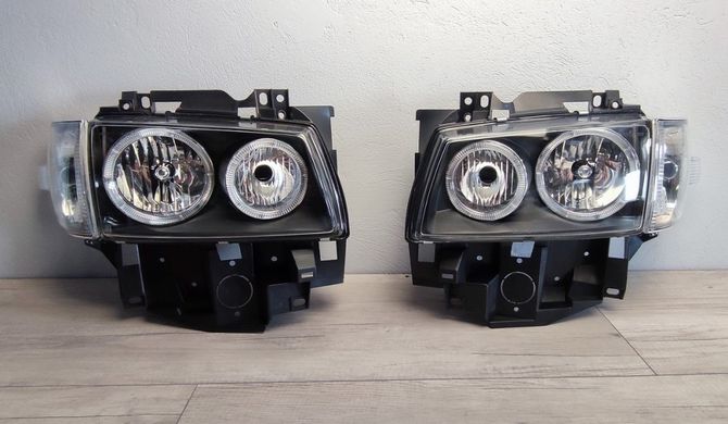 Оптика передняя, фары VW T4 Angel Eyes (96-03 г.в.)