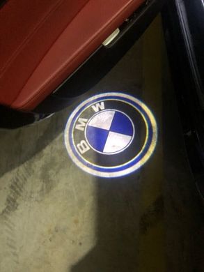 Подсветка дверей с логотипом авто BMW Е39 / X5 E53