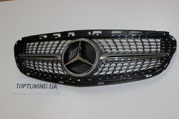 Решітка радіатора Mercedes W213 в стилі Diamond silver