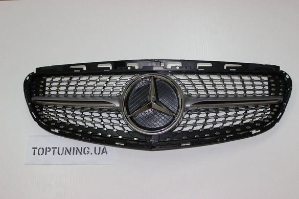 Решітка радіатора Mercedes W213 в стилі Diamond silver