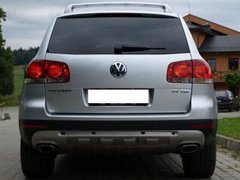Накладка заднего бампера для Volkswagen Touareg