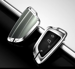 Чохол протектор на ключ для BMW F48 G30 G11 F39 F25 F15 F16 темний