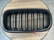 Решітка радіатора на BMW X5 F15 / X6 F16 стиль М чорна глянсова+рамка під карбон