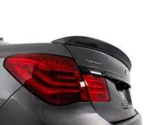 Спойлер багажника на BMW F01 (стеклопластик)