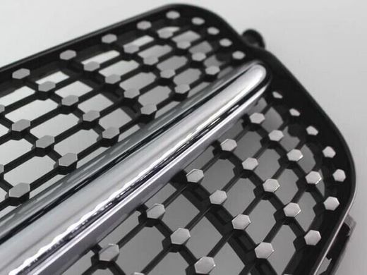 Решетка радиатора на Мерседес W204 в стиле Diamond