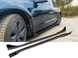 Накладки на пороги Tesla Model 3 Highland 2023+ черный глянец ABS