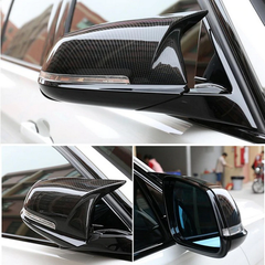Накладки на зеркала BMW F20 F21 F22 F23 F30 F31 F32 F33 F34 X1 E84 стиль Performance под карбон