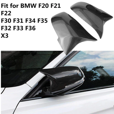 Накладки на дзеркала BMW F20 F21 F22 F23 F30 F31 F32 F33 F34 X1 E84 Performance під карбон