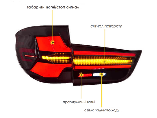 Фонари на БМВ Х5 Ф15 (14-18 г.в.) в стиле G05