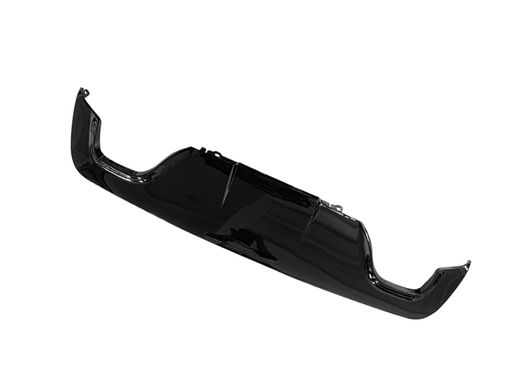 Диффузор (накладка) на задний бампер BMW E60 M-Paket / M-Tech черная глянцевая