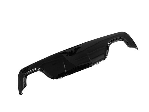 Дифузор (накладка) на задній бампер BMW E60 M-Paket / M-Tech чорна глянцева