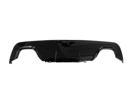 Диффузор (накладка) на задний бампер BMW E60 M-Paket / M-Tech черная глянцевая