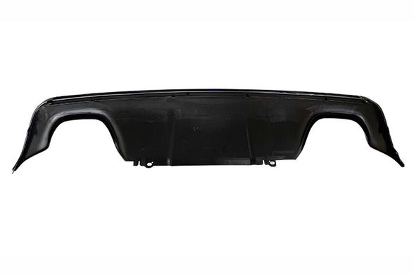 Дифузор (накладка) на задній бампер BMW E60 M-Paket / M-Tech чорна глянцева