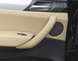 Комплект внутрішніх ручок дверей BMW X3 F25 / X4 F26 бежеві з оббивкою