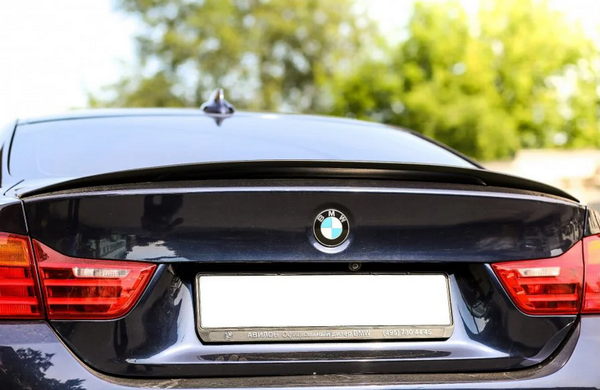 Спойлер BMW 4 F32 стиль Performance черный глянцевый (ABS-пластик)