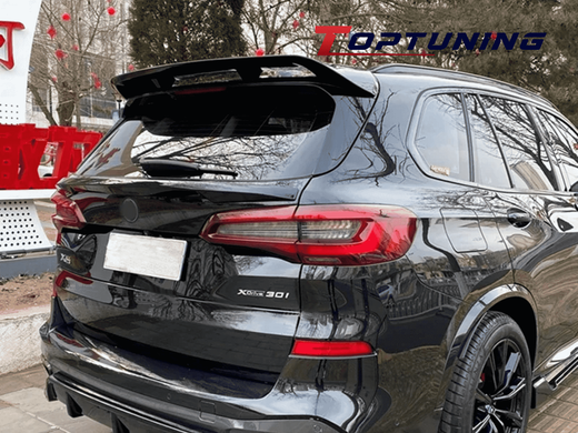 Спойлер Paradigma BMW X5 G05 черный глянцевый ABS-пластик (2019-...)