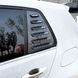 Накладки (жабры) на окна задних дверей VW Golf MK7 / MK7.5 под карбон (12-18 г.в.)