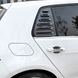 Накладки (зябра) на вікна задніх дверей VW Golf MK7 / MK7.5 під карбон (12-18 р.в.)