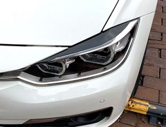 Накладки на фари (віЇ) BMW F30 під фарбування ABS-пластик