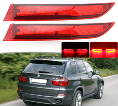 Стоп-сигналы на BMW E70 LCI красные (10-13 г.в.)