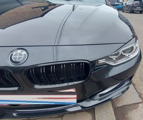 Накладки на фары (реснички) BMW F30 под покраску ABS-пластик